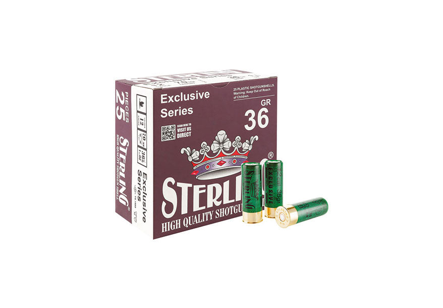 Sterling Exclusive Series 12 gauge #7 2 3/4 INCH 1 1/4OZ (36g), 25 Round Box