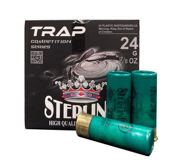 Sterling TRAP Competition - 12 Ga, #8 Shot, 2 3/4, 24g, Box Qty 25